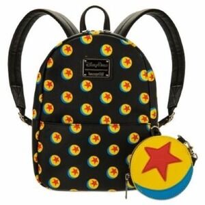 Disney Parks Loungefly Pixar Ball Mini Backpack Coin Purse Luxo Jr. Circus Ball